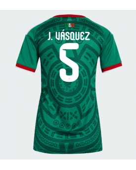 Billige Fotballdrakt Mexico Johan Vasquez #5 Replika Hjemmedrakt Dame VM 2026 Kortermet Billige Fotballdrakt Mexico Johan Vasquez #5 Replika Hjemmedrakt Dame VM 2026 Kortermet